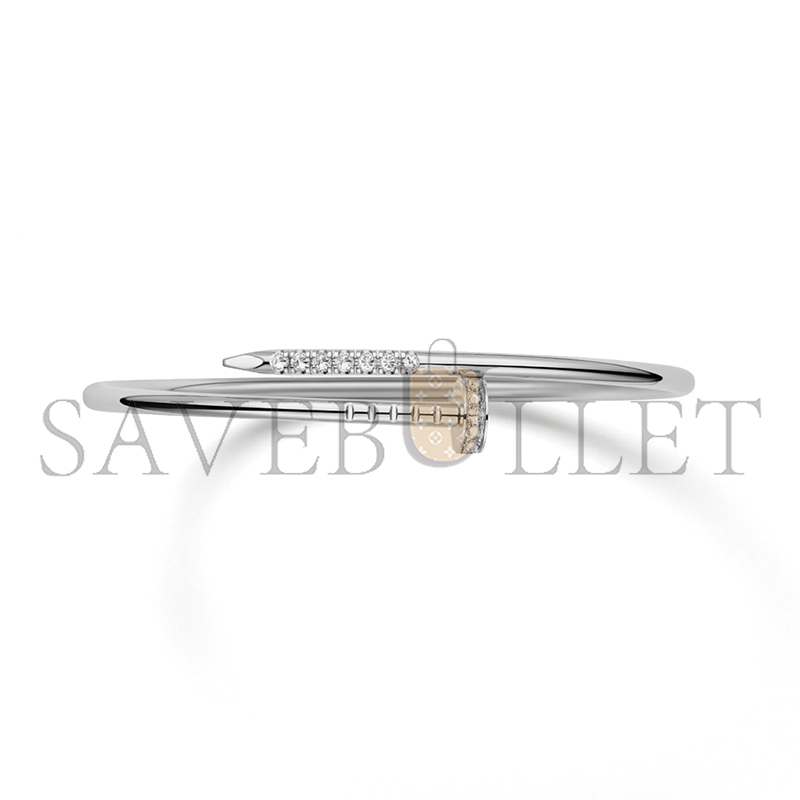 CARTIER JUSTE UN CLOU BRACELET SMALL MODEL REVERSE-SET DIAMONDS CRB6092017